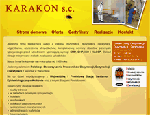 Tablet Screenshot of karakon.pl